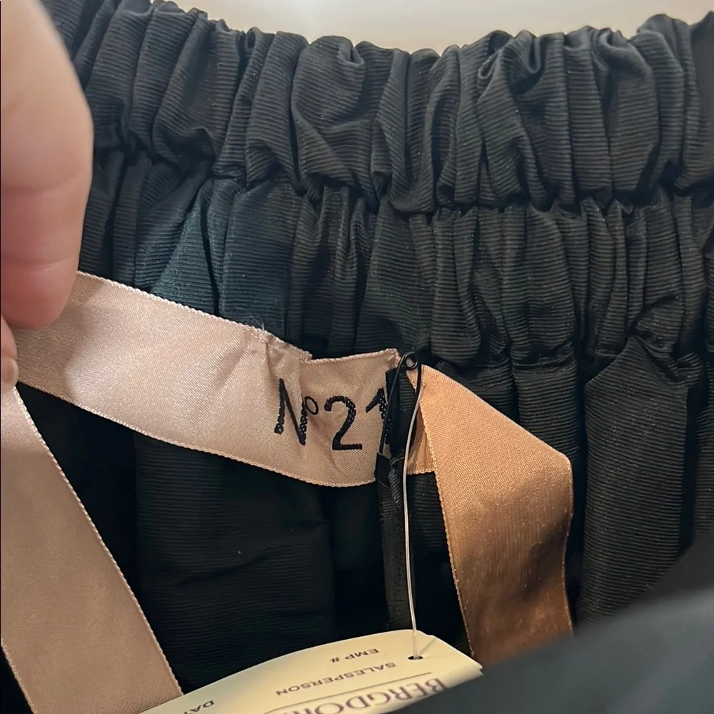 N*21 Chic Black and Tan Bow Dress - Picture 4 of 10